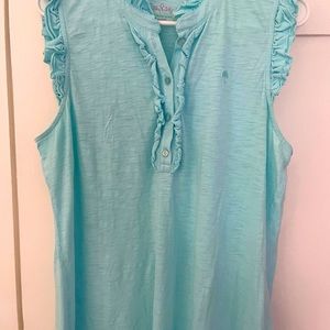 Lilly Pulitzer lightweight Pima cotton shirt size XL